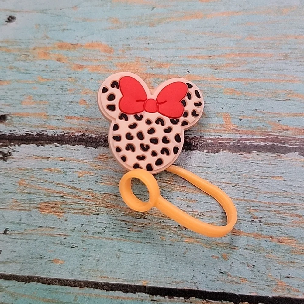 Minnie Mouse Leopard Straw Topper - Picture 3 of 5